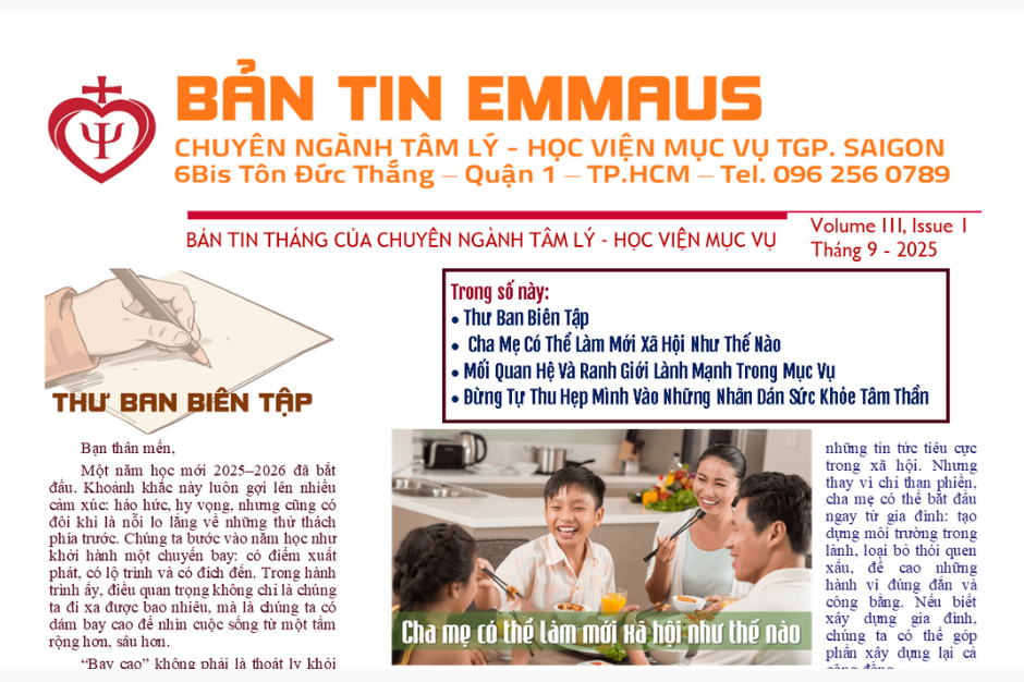 Bản tin Emmaus - tháng 9/2025