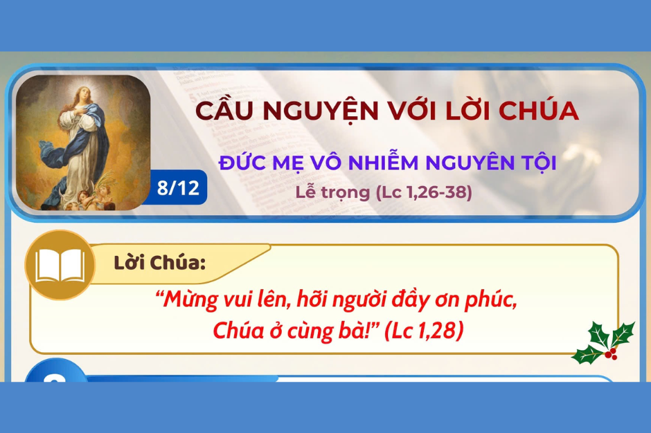Cầu nguyện với Lời Chúa - Thứ Hai tuần 2 Mùa Vọng