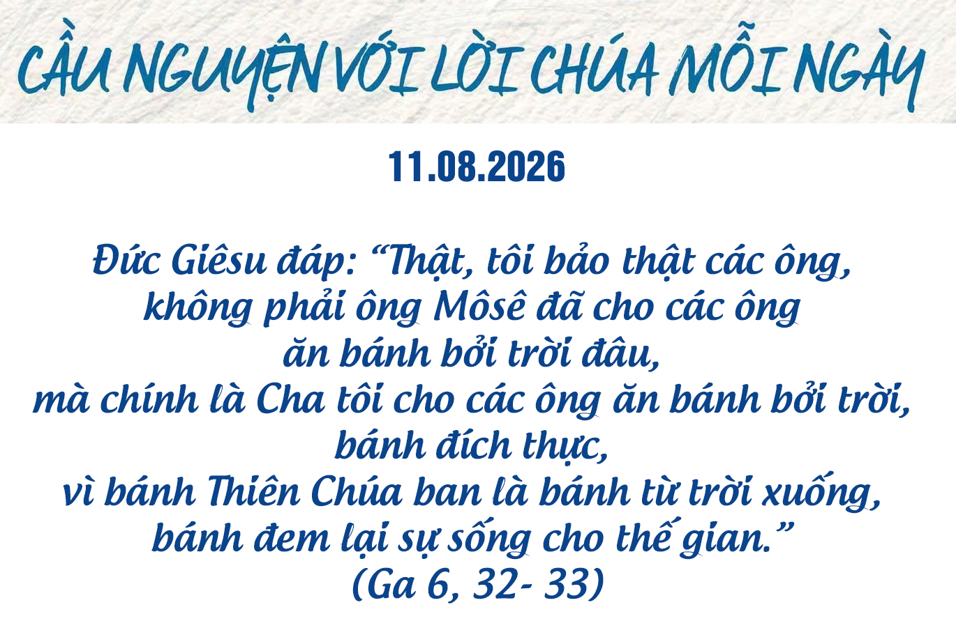 Cầu nguyện với Lời Chúa mỗi ngày - 11-08-2026
