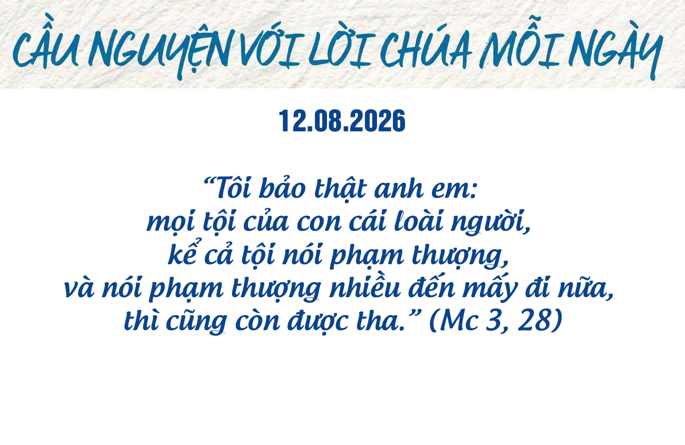 Cầu nguyện với Lời Chúa mỗi ngày - 12-08-2026