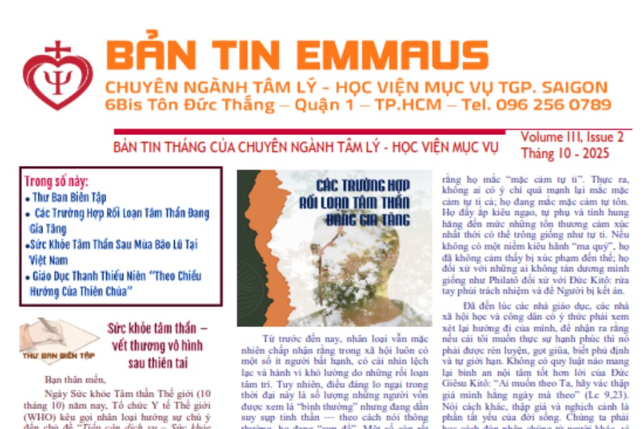 Bản tin Emmaus - Tháng 10/2025