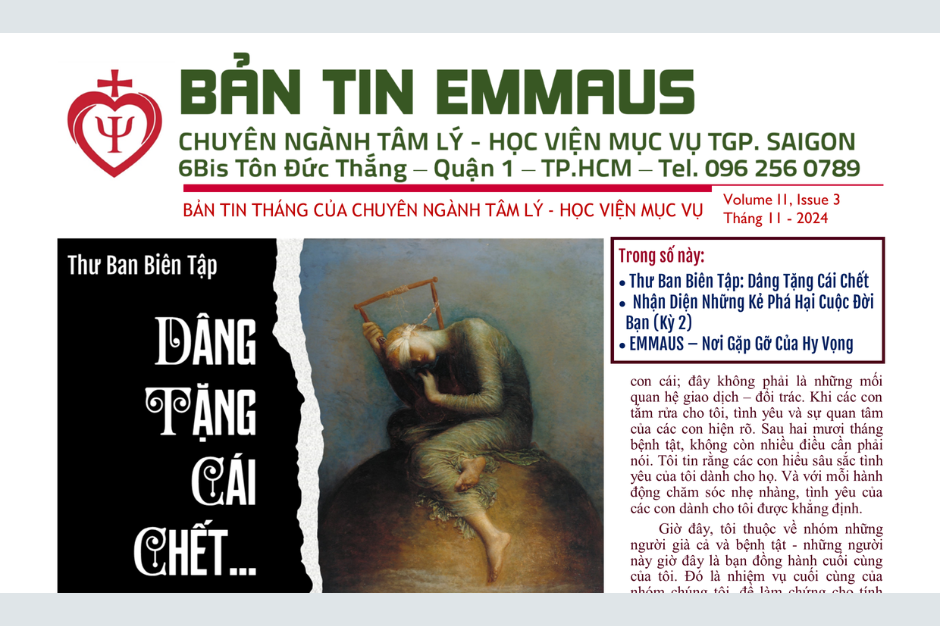 Bản tin Emmaus tháng 11/2024