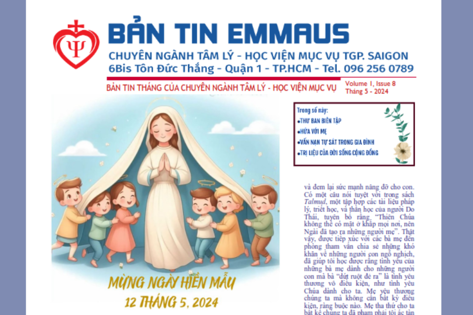 Bản tin Emmaus tháng 5 - 2024