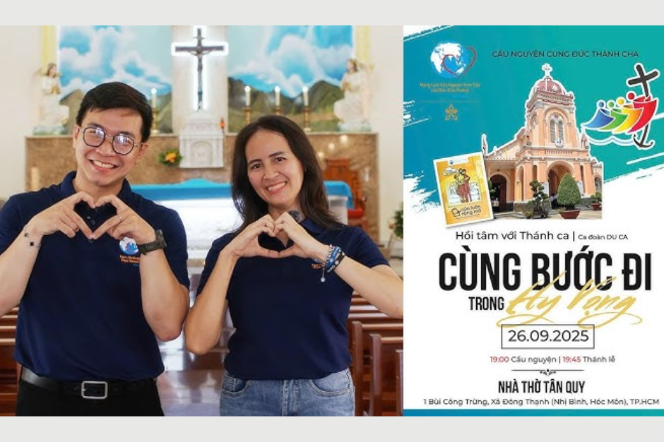 Hành hương chặng 7: Cùng bước đi trong Hy vọng tại Nhà thờ Tân Quy