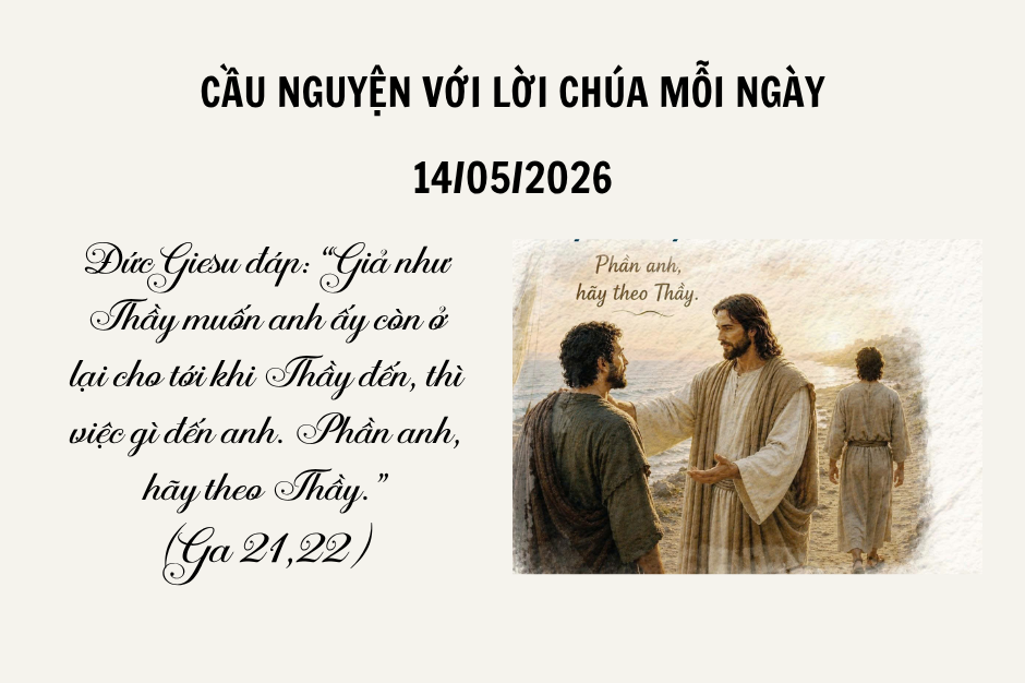Cầu nguyện với Lời Chúa mỗi ngày - 14/05/2026