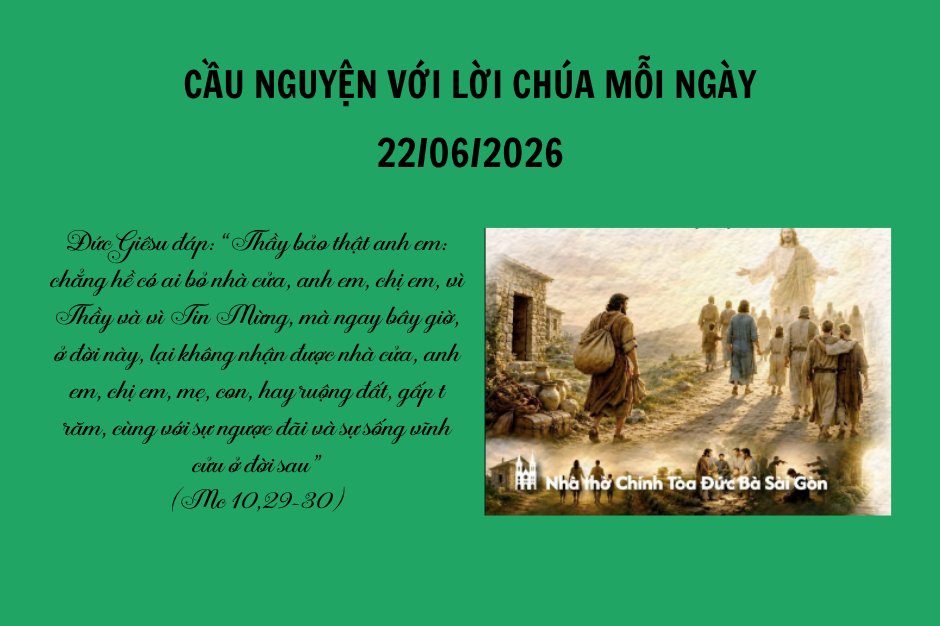 Cầu nguyện với Lời Chúa mỗi ngày - 22/01/2026
