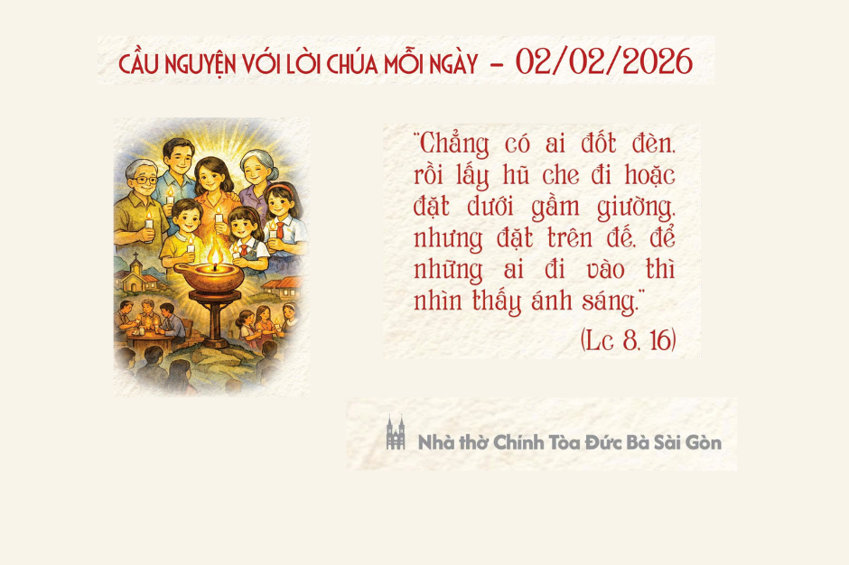Cầu nguyện với Lời Chúa mỗi ngày - 02/02/2026