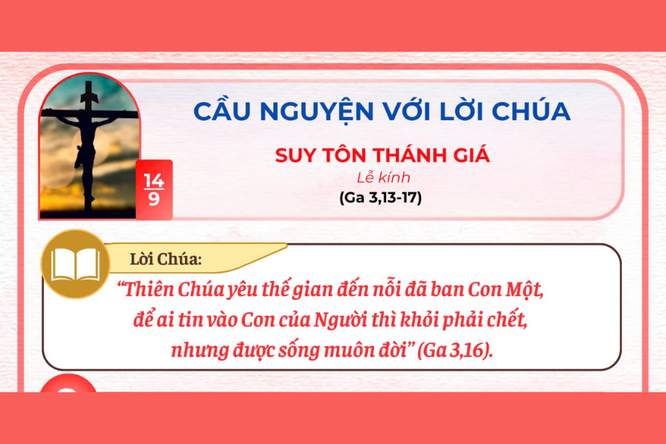 Cầu nguyện với Lời Chúa - Thứ Bảy tuần 23 thường niên