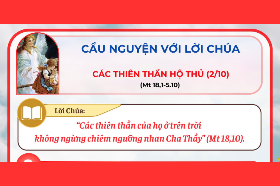 Cầu nguyện với Lời Chúa - Lễ các Thiên Thần hộ thủ