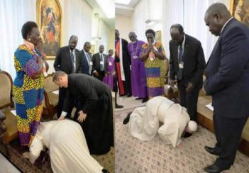 ĐGH Phanxicô gặp gỡ các lãnh đạo dân sự và tôn giáo Nam Sudan