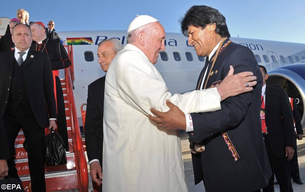 Tổng thống Bolivia đón tiếp ĐGH Phanxicô
