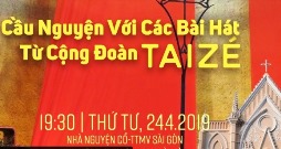 Cầu nguyện với bài hát Taizé (24.4.2019)