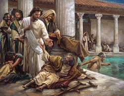 Daily Meditation: `` Jesus saw him, .... He said to him, ‘Do you want to be healed?``