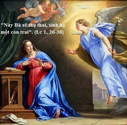 Daily Meditation: ``Do not fear, Mary, for God has looked kindly on you``