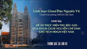Đề án thực hiện thư kêu gọi của ĐTGM Giuse Nguyễn Chí Linh