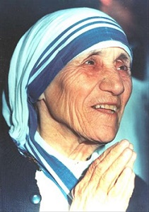 Lời nguyện cùng thánh Teresa Calcutta