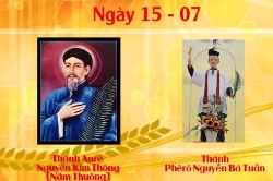 Thánh Anrê Nguyễn Kim Thông và thánh Phêrô Nguyễn Bá Tuần (15/7)