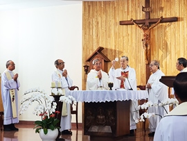 Thánh lễ tạ ơn 27 năm giám mục của ĐHY Gioan Baotixita