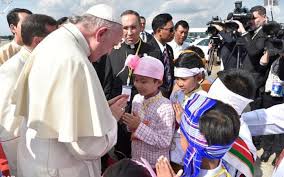 Đức Giáo hoàng Phanxicô đến Myanmar (27.11.2017)