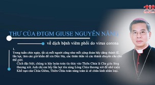 Thư của ĐTGM Giuse Nguyễn Năng về dịch bệnh viêm phổi