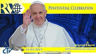 Nghi thức Sám hối tại Vatican (13.03.2015)