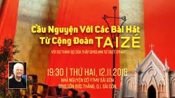 TTMV: Cầu nguyện với các bài hát từ cộng đoàn Taizé (12.11.2018)