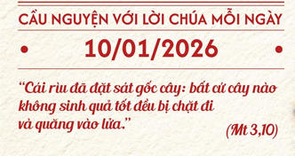 Cầu nguyện với Lời Chúa mỗi ngày - ngày 10-1-2026