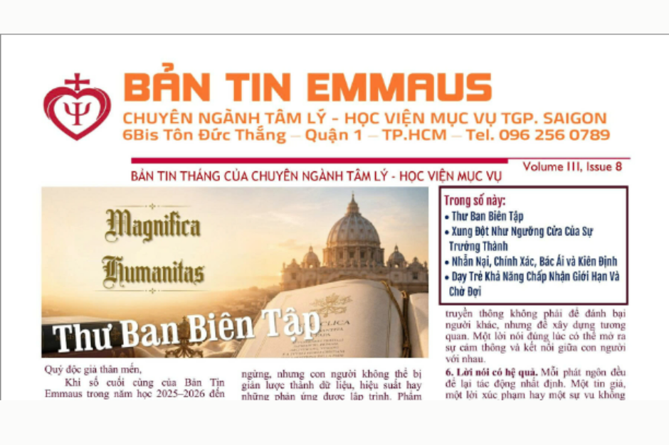 Bản tin Emmaus - Tháng 5 năm 2026