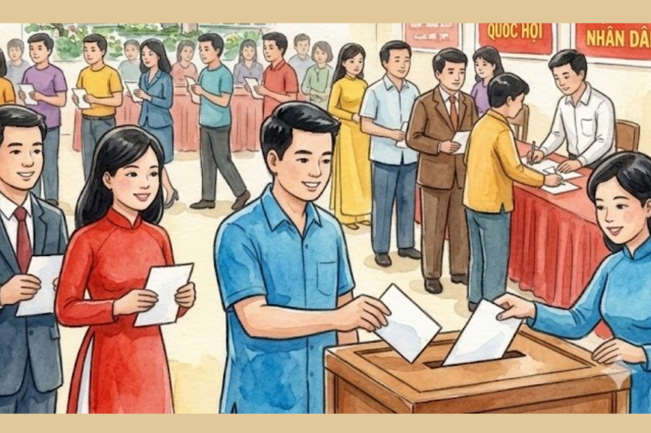Thông báo: Bầu cử Quốc Hội và Hội Đồng Nhân Dân nhiệm kỳ 2026-2031