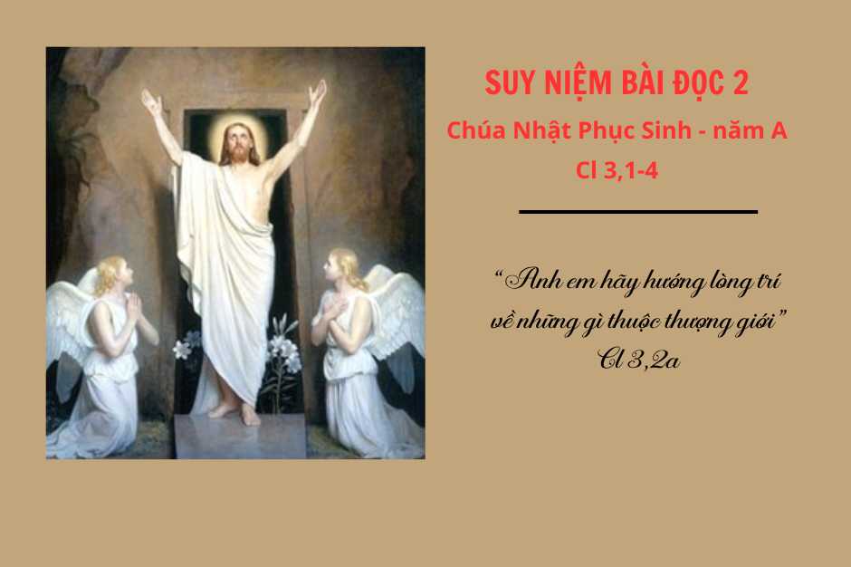 Suy niệm Bài đọc 2 - Chúa Nhật Phục Sinh năm C - Cl 3,1-4 - Đời sống mới