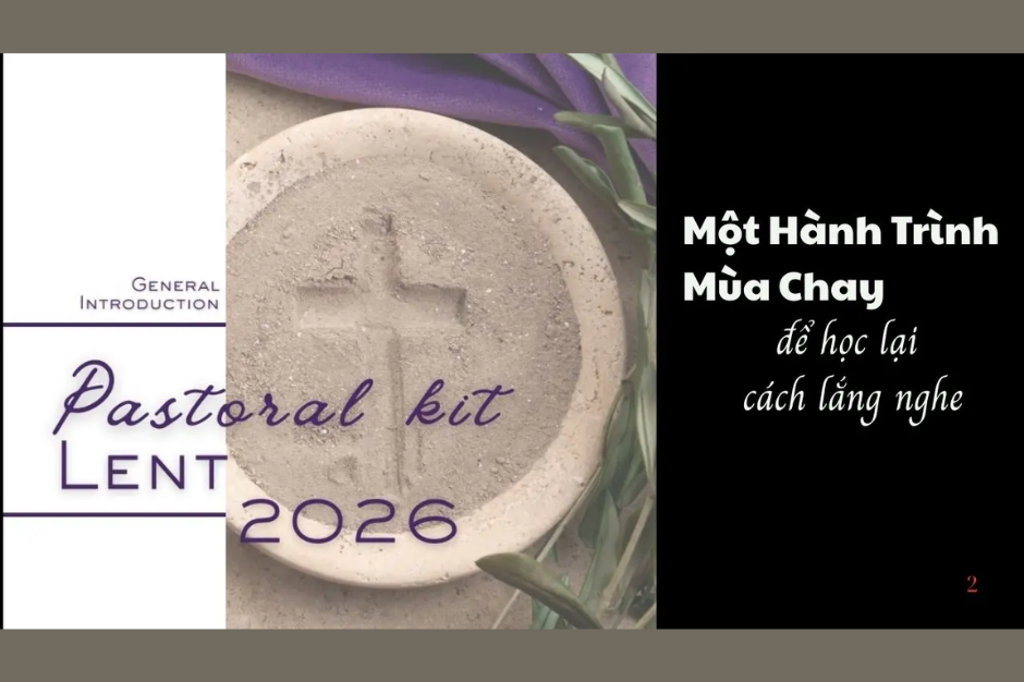 Tài liệu mục vụ giúp sống mùa Chay 2026 của Bộ Phát triển Con người Toàn diện - Phần hướng dẫn