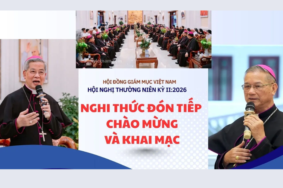 Video nghi thức đón tiếp, chào mừng và khai mạc Hội nghị thường niên kỳ II năm 2026 của Hội đồng Giám mục Việt Nam