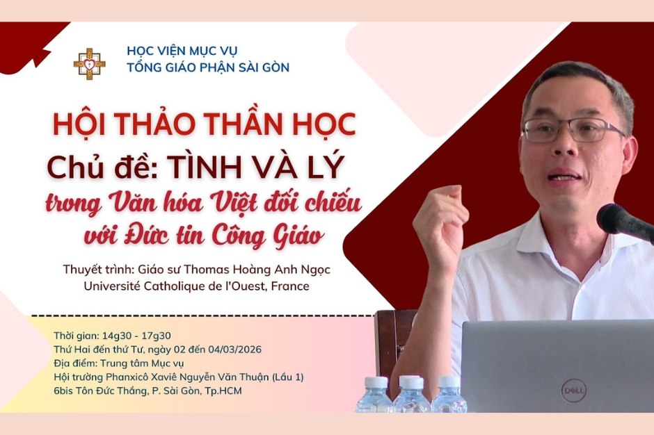 Học viện Mục vụ Tổng Giáo Phận Sài Gòn tổ chức Tam nhật Hội thảo Thần học