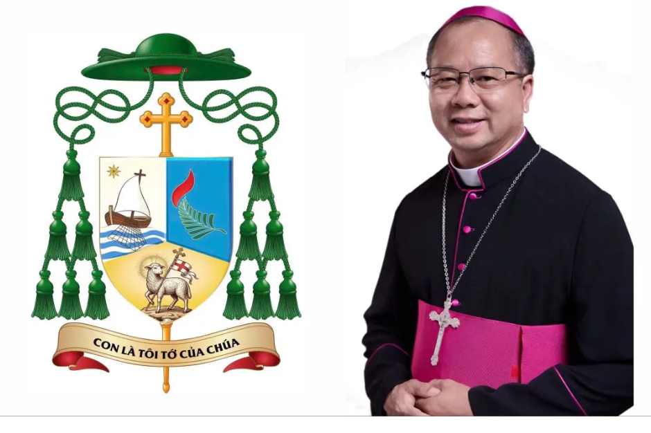 Ý nghĩa huy hiệu giám mục của Đức cha Gioan Baotixita Nguyễn Quốc Hưng
