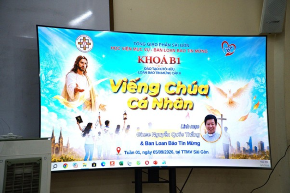 Khai giảng lớp B1 - Đào tạo Kitô hữu Loan Báo Tin Mừng Cấp 2