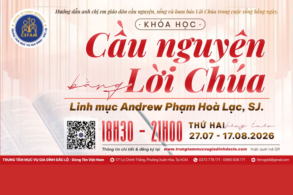 Khóa học: Cầu nguyện bằng Lời Chúa
