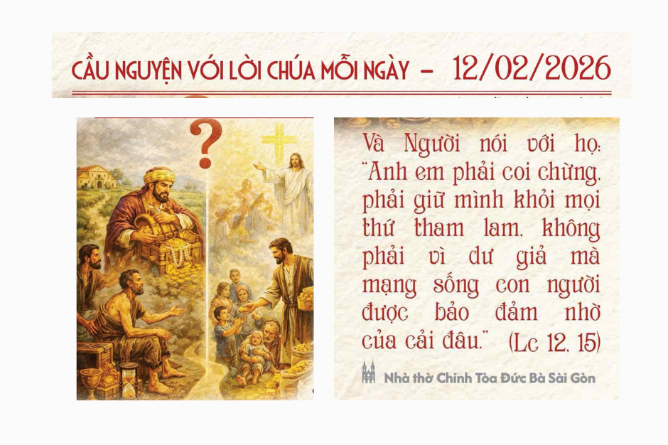 Cầu nguyện với Lời Chúa mỗi ngày - 12/2/2026