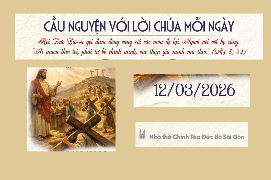 Cầu nguyện với Lời Chúa mỗi ngày - 12/03/2026