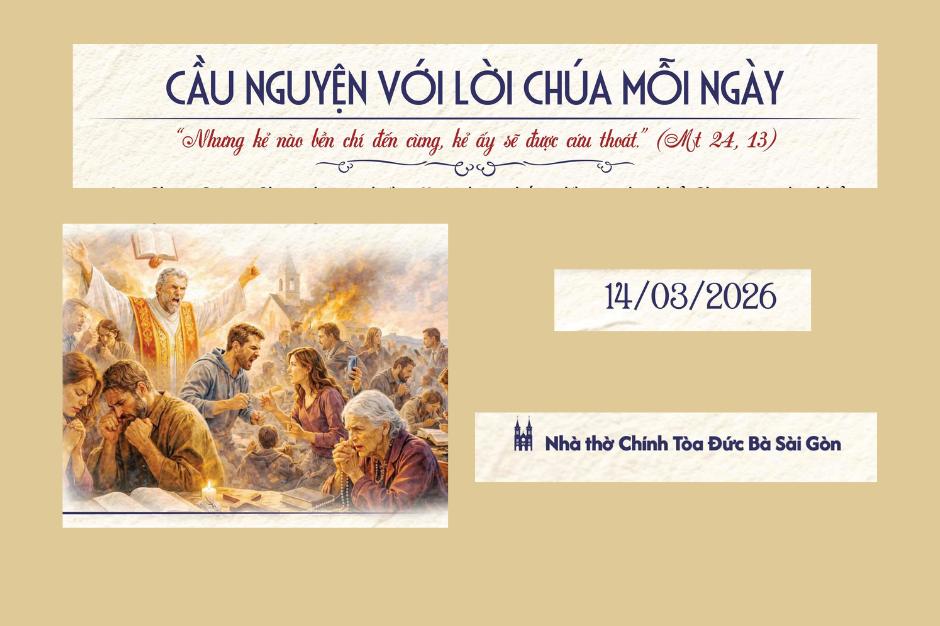 Cầu nguyện với Lời Chúa mỗi ngày - 14/03/2026