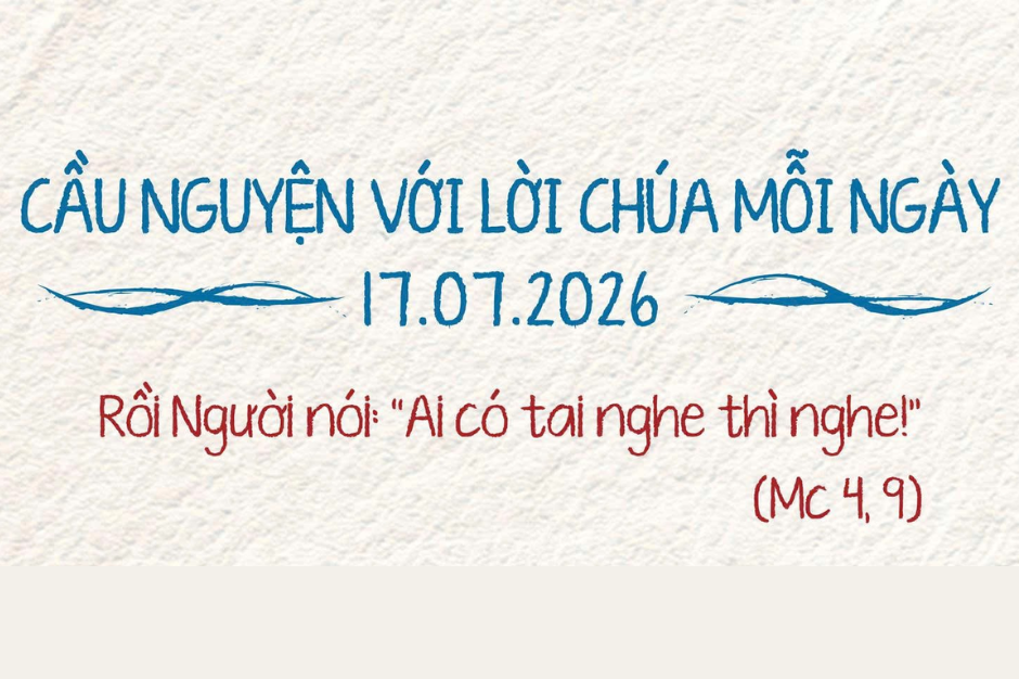 Cầu nguyện với Lời Chúa mỗi ngày - 20/01/2026