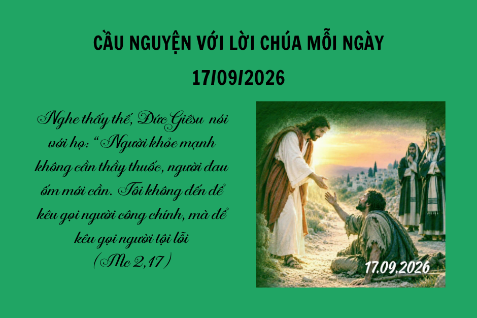 Cầu nguyện với Lời Chúa mỗi ngày - 17/09/2026