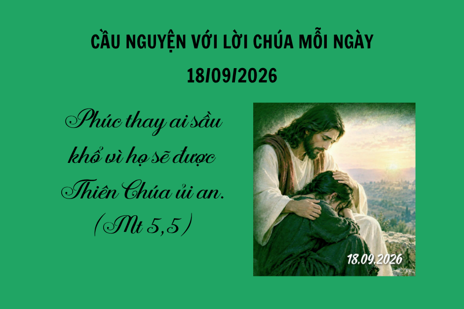 Cầu nguyện với Lời Chúa mỗi ngày - 18/09/2026