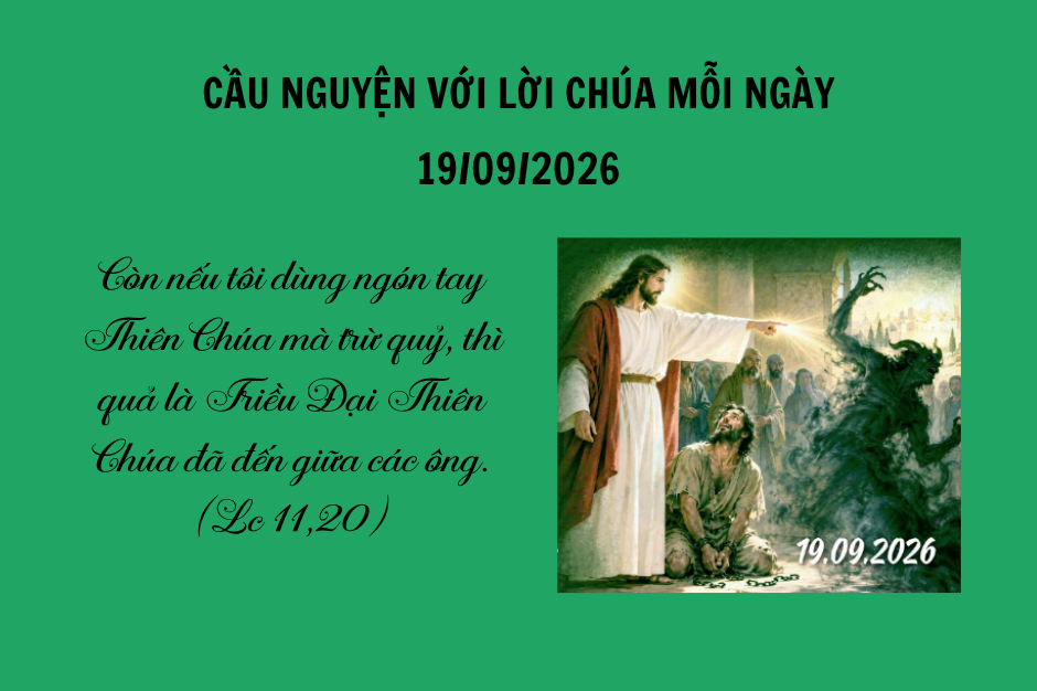 Cầu nguyện với Lời Chúa mỗi ngày - 19/09/2026