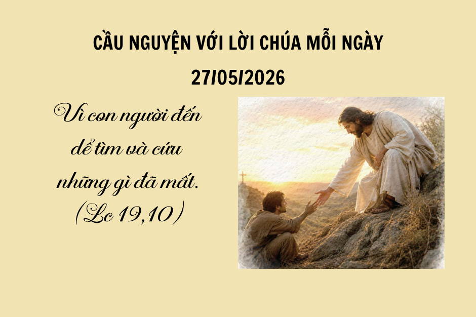 Cầu nguyện với Lời Chúa mỗi ngày - 27/01/2026