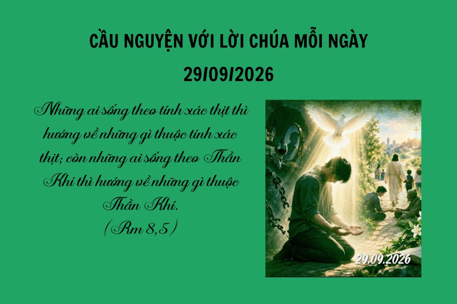 Cầu nguyện với Lời Chúa mỗi ngày - 29/09/2026
