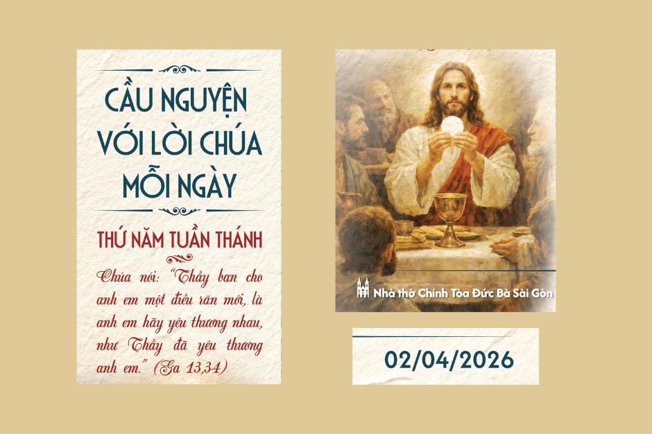 Cầu nguyện với Lời Chúa mỗi ngày - 02/04/2026