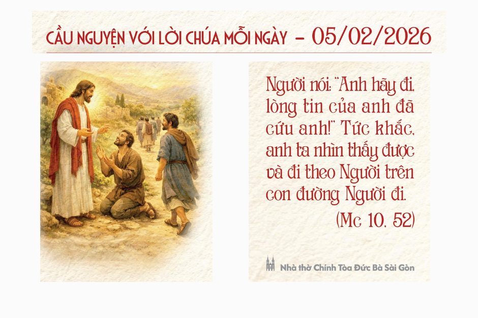 Cầu nguyện với Lời Chúa mỗi ngày - 05/02/2026