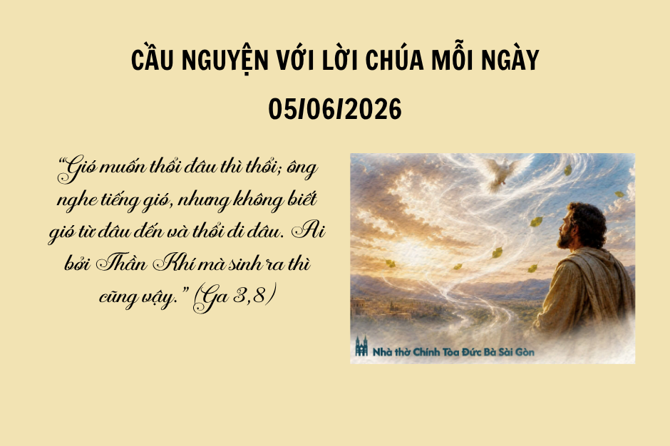 Cầu nguyện với Lời Chúa mỗi ngày - 05/06/2026