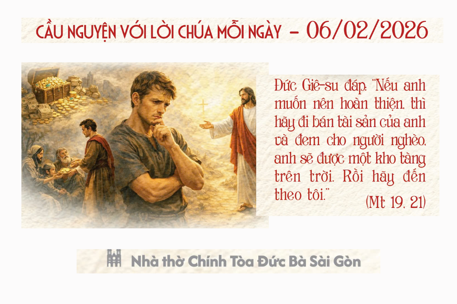 Cầu nguyện với Lời Chúa mỗi ngày - 06/02/2026