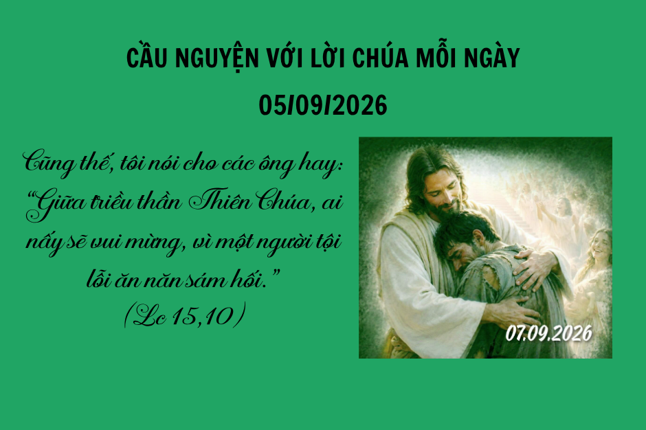 Cầu nguyện với Lời Chúa mỗi ngày - 07/09/2026